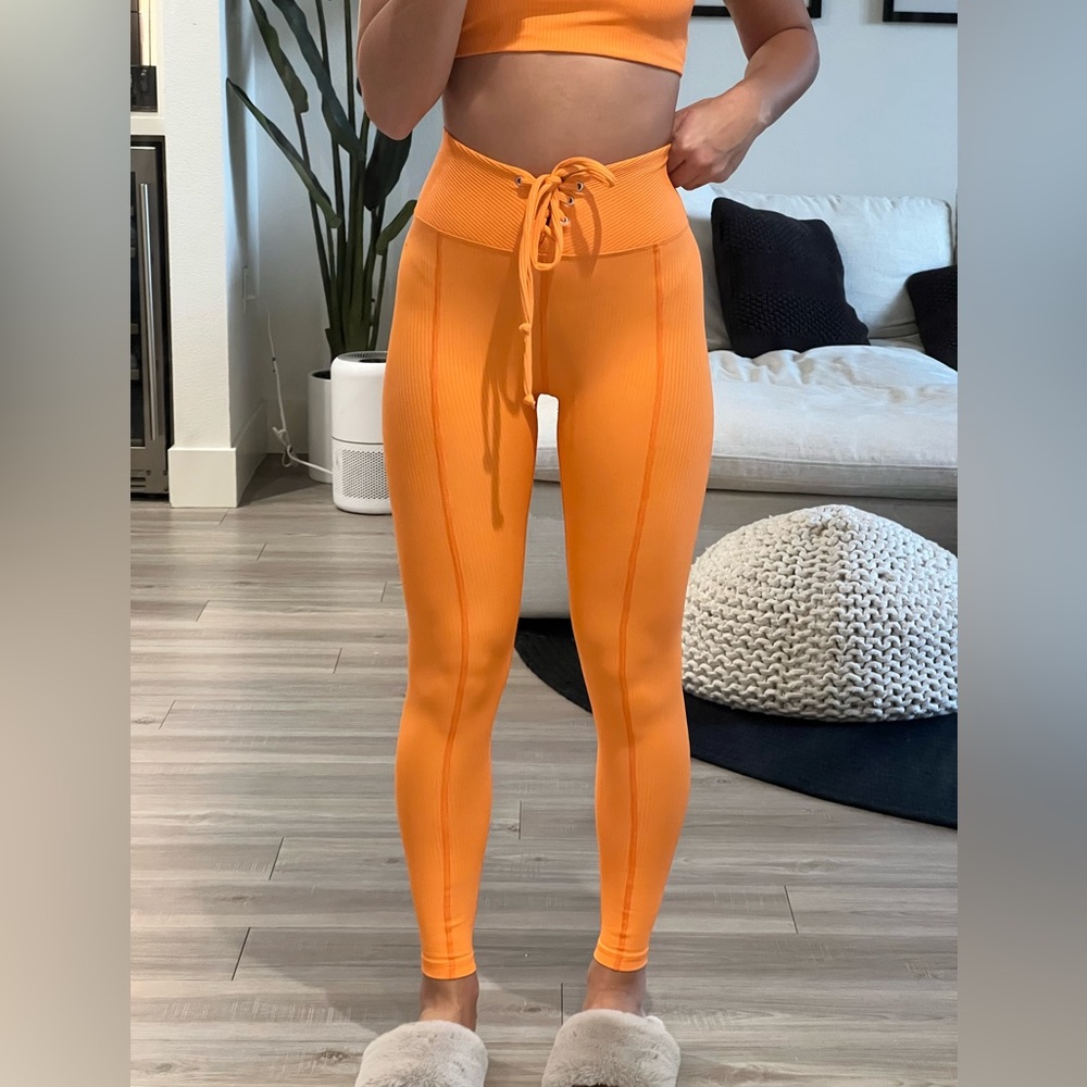 Years of Ours Football Leggings & Sports Bra - SMALL